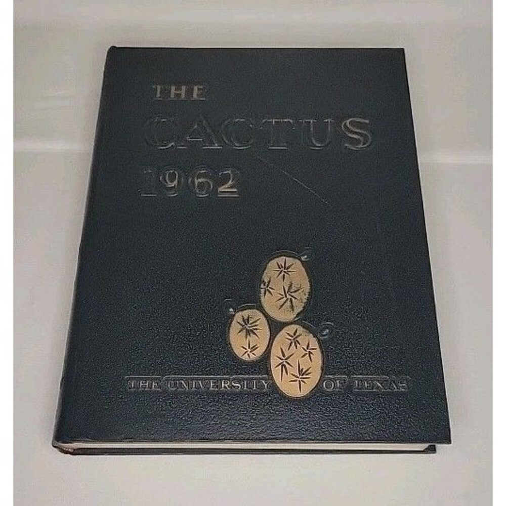 1962 University of Texas UT Austin Yearbook The Cactus Vol 69 Longhorns Vintage
